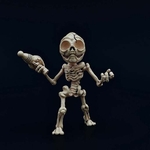  Skeletal zeta-reticulan minion  3d model for 3d printers