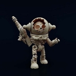  Armored skeletal zeta-reticulan minion  3d model for 3d printers