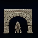  Necropolis arch  3d model for 3d printers