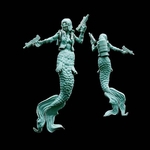  Mayday, aerial assault mermaid  3d model for 3d printers