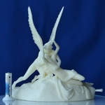  Psyche revived by cupid's kiss at the louvre, paris (remix)  3d model for 3d printers