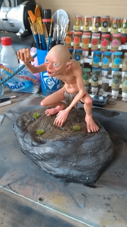 Modelo 3d de Gollum - smeagol el seÑor de los anillos para impresoras 3d