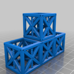  Scatterblocks: steel framework  3d model for 3d printers