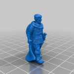  Townsfolke: strolling knight  3d model for 3d printers