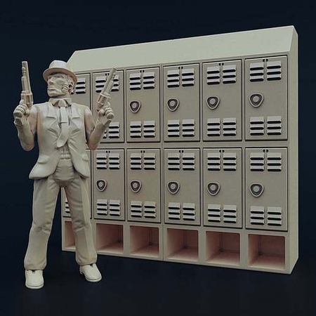  Lockers  3d model for 3d printers