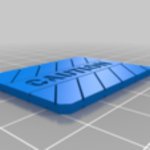  Caution sign  3d model for 3d printers