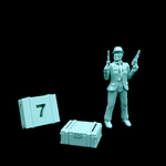  Numeric objective markers: small mag-crate  3d model for 3d printers