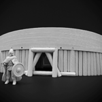  Viking boat shelter  3d model for 3d printers