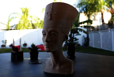  Nefertiti bust [hollow]  3d model for 3d printers