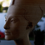  Nefertiti bust [hollow]  3d model for 3d printers