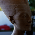  Nefertiti bust [hollow]  3d model for 3d printers