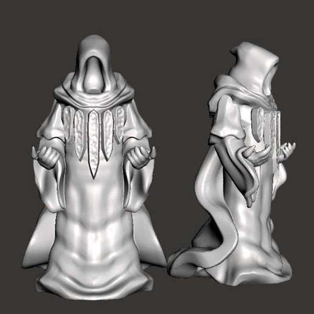 Guild Mage (with Sculptris dummy) (32mm scale)