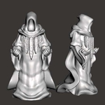  Guild mage (with sculptris dummy) (32mm scale)  3d model for 3d printers