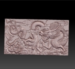  Dragons 3d wall  3d model for 3d printers