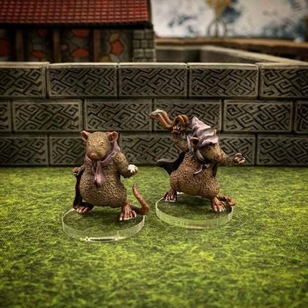  Ratfolk pelter (32mm scale)  3d model for 3d printers