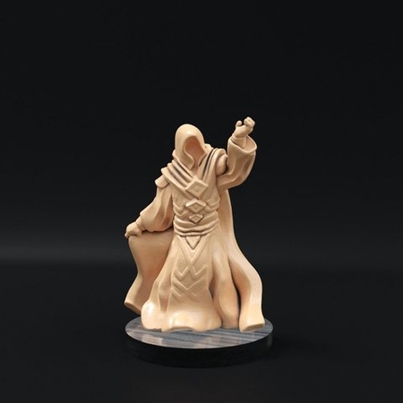  Guild mage redux (32mm scale)  3d model for 3d printers