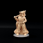  Johan, hammer wielding ranger (32mm scale)  3d model for 3d printers