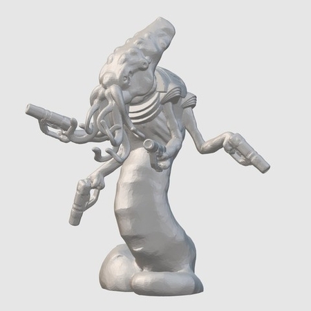  Quanar gunslinger (28mm/32mm scale)  3d model for 3d printers