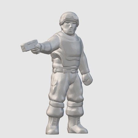  Station security officer (28mm/32mm scale)  3d model for 3d printers