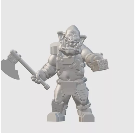  Goblin merc (28mm/32mm scale)  3d model for 3d printers