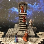  Scatterblocks: ruined portal (28mm/32mm scale)  3d model for 3d printers