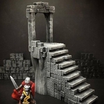  Scatterblocks: ruined portal (28mm/32mm scale)  3d model for 3d printers