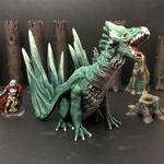  Forest dragon (redux)  3d model for 3d printers