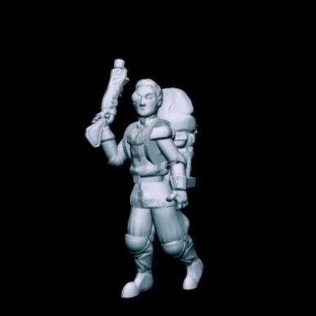  Hale, inquisitive artificer (32mm)  3d model for 3d printers