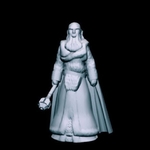  Kharek, wrathful priest (32mm scale)  3d model for 3d printers