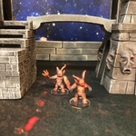  Magma imps (28mm/32mm scale)  3d model for 3d printers