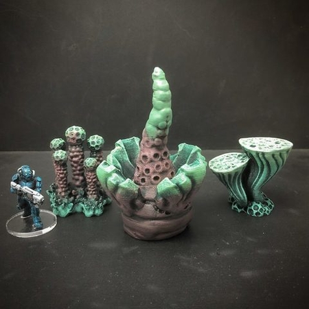 Alien Flora series 3 (any scale)