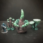  Alien flora series 3 (any scale)  3d model for 3d printers
