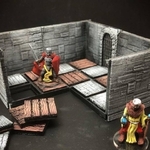 Modelo 3d de Zdungeon (experimental mazmorra de los azulejos) para impresoras 3d