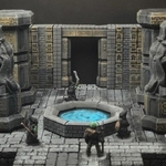  Scatterblocks: dwarven statue (heroic scale)  3d model for 3d printers