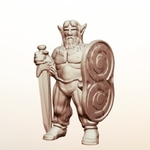  Firbolg warrior (heroic scale)  3d model for 3d printers