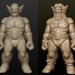 Modelo 3d de Sculptris ficticio: firbolg (masculino) para impresoras 3d