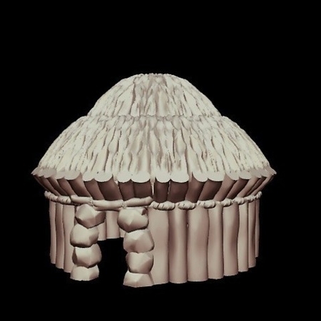  Kyn finvara goblin hut (heroic scale)  3d model for 3d printers