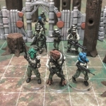  Alien rebel troopers (28mm/heroic scale)  3d model for 3d printers