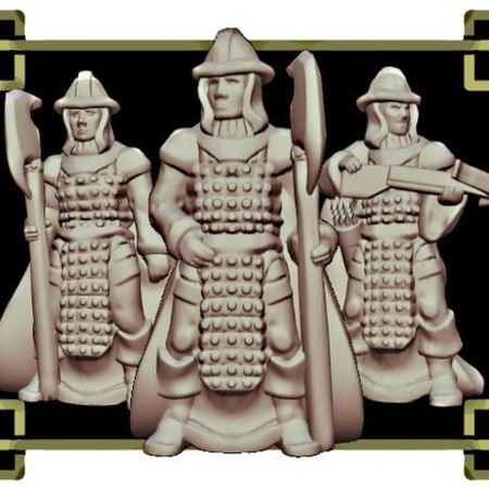 Townsfolke: Town Guard variants (28mm/Heroic scale)