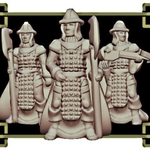  Townsfolke: town guard variants (28mm/heroic scale)  3d model for 3d printers