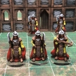  Townsfolke: town guard variants (28mm/heroic scale)  3d model for 3d printers