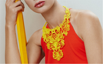  Lace statement necklace  3d model for 3d printers