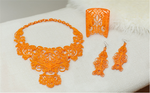  Lace statement necklace  3d model for 3d printers