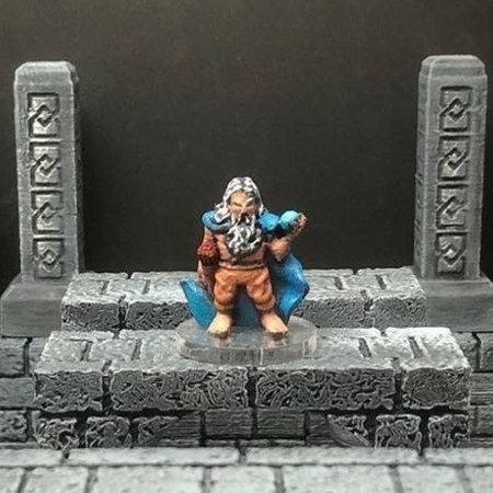 Thyrik, Colina Enano Brujo (28mm/escala Heroica)