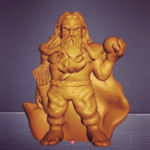  Sculptris dummies: dwarves  3d model for 3d printers
