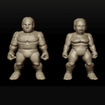  Sculptris dummies: dwarves  3d model for 3d printers