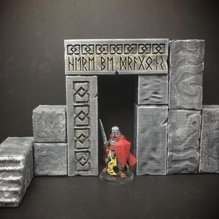 ScatterBlocks: Runic Gateway (28mm/Heroic scale)