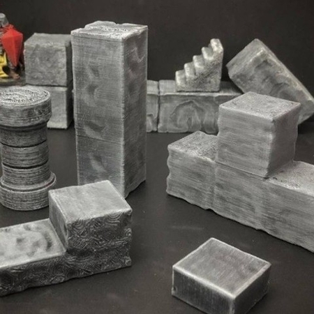 ScatterBlocks: Cyclopean Stone Parts Expansion (28mm/Heroic scale)
