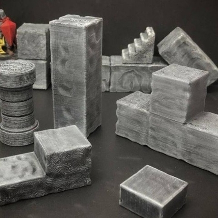 Modelo 3d de Scatterblocks: ciclópeo la piedra partes de expansión (28mm/escala heroica) para impresoras 3d