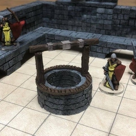 ScatterBlocks: Village Well (28mm/Heroic scale)